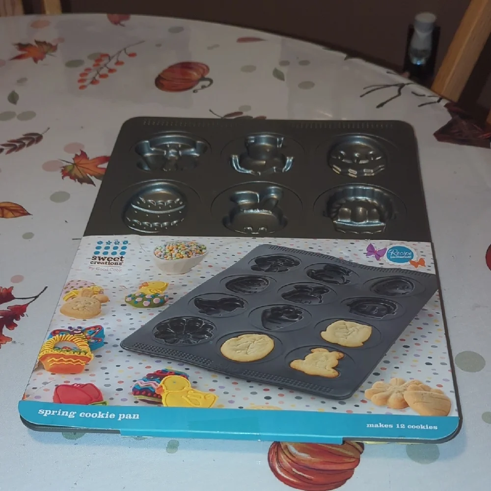 Spring Cookie Pan with Fun Shapes